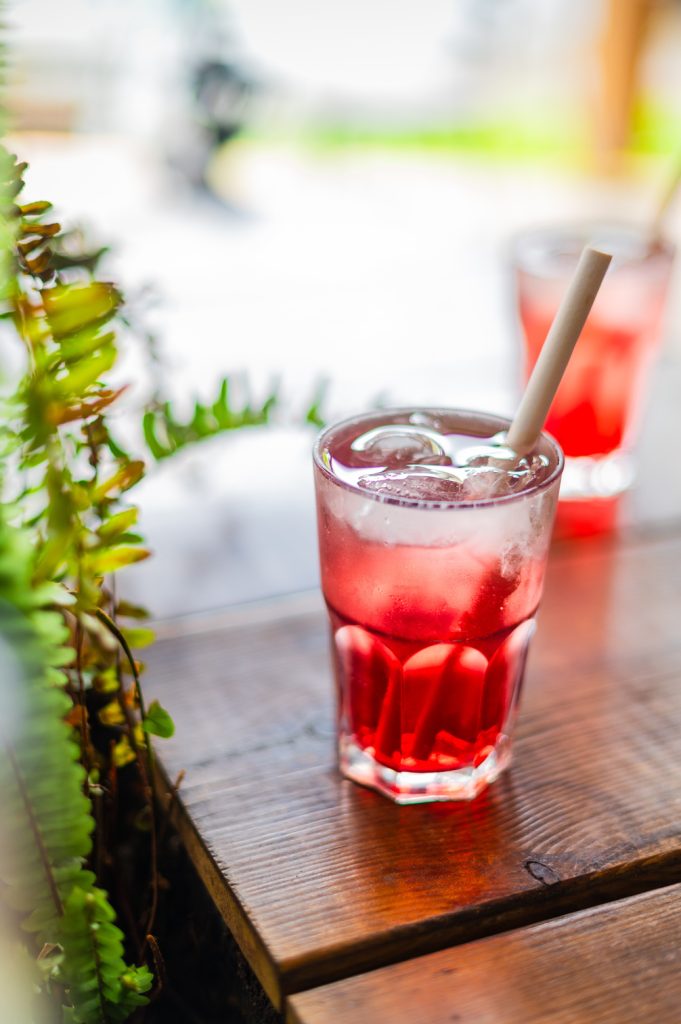 sirop de fruit rouges